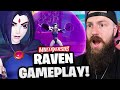 OFFICIAL MultiVersus *RAVEN* Gameplay Trailer! [REACTION]