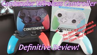 Contender Wireless Controller Review: A Low-Cost Switch Pro Controller Alternative!