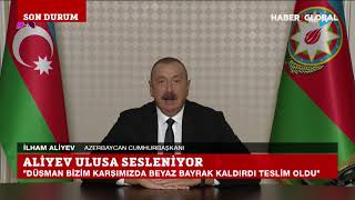 "44 Günlük Muharebe Türkiye-Azerbaycan Birliğini Dünyaya Gösterdi" Aliyev'den Tarihi Açıklamalar