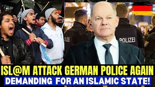 Isl@m Attack German Police: THOUSANDS Of Muslims DEMAND Isl@mic Caliphate State In Hamburg (Germany)