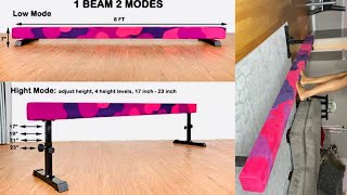 Best adjustable gymnastics balance beam🤸‍♀️.