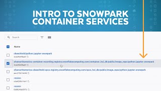 Intro to Snowpark Container Services Quickstart Walkthrough