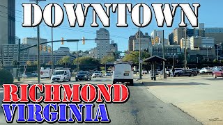 Richmond - Virginia - 4K Downtown Drive