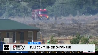 Van Fire now fully contained