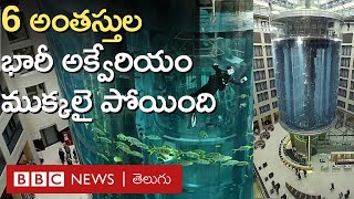 Aquadom: ప్రపంచంలో అతి భారీ అక్వేరియం ఒక్క క్షణంలో ఇలా ముక్కలైపోయింది | BBC Telugu