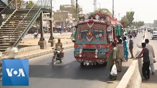Public Transport Up and Running Again in Pakistan's Karachi