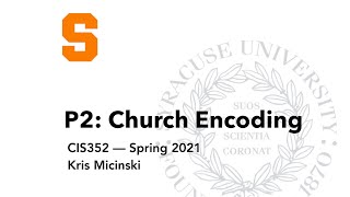 P4: Church Encoding