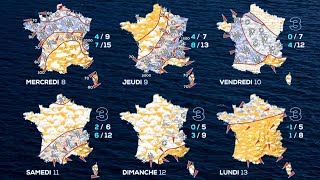 prévisions météo-France du Mardi 7 au Lundi 13 Janvier 2025