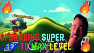 Upgrading Super Jeep to max level || Hill Climb Racing 2