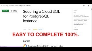 Securing a Cloud SQL for PostgreSQL Instance || Learn to Earn #googlecloud2022