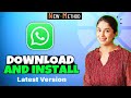 How to Download & Install WhatsApp Mobile App 2026 (Android & iOS)