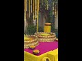 haldi ceremony decoration decoration viral trending shorts