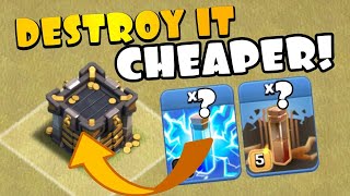 DESTROY CC WITH LESS SPELLS! Get the MOST out of your LIGHTNING SPELLS! Clash of Clans