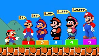 Super Mario Bross ... but If Mario Can Buy All Character | Game Animation