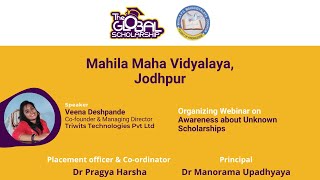 Mahila Maha Vidyalaya, Jodhpur | Awareness about Unknown Scholarships