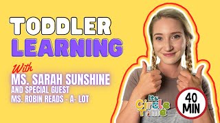 Learn With Miss Sarah Sunshine | Animals | First Words | The Alphabet | Toddler Videos