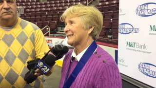 Lebanon Catholic coach Patti Hower talks District 3 A title win