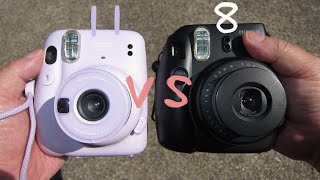 FUJIFILM instax mini 11 VS  instax mini 8　チェキ、撮り比べ！