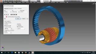 UNUTARNJI  ZUPČANI  PRIJENOS  -  Autodesk  Inventor  Professional