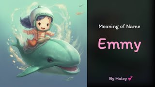 Meaning of girl name: Emmy - Name History, Origin and Popularity