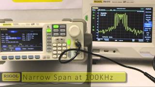 RIGOL DG5000 Waveform Generator on DSA815-TG