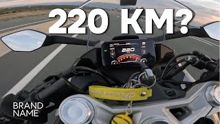 450 SR 220 KM HIZ - SOHBET #motovlog