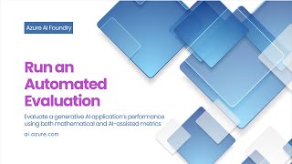 Run an Automated Evaluation in Azure AI Foundry