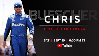 Live: Chris Buescher's in-car camera from Bristol Motor Speedway presented by GEICO