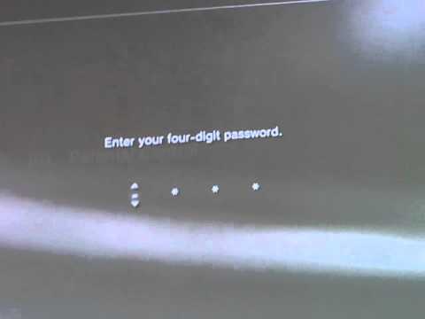 How to reset your password after restarting your ps3 How to reset your password after restarting your ps3