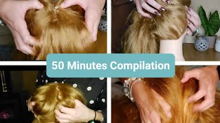 ASMR Aggressive Scalp Scratching Compilation | 50 Minutes | No Talking #asmrcompilation #asmr