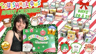 24-DAY😱Micromallow Advent🎄Calendar Opening + CUSTOM🤩Squishmallows Advent \u0026 MORE! • ❤️DAYS 20 \u0026 21!💚