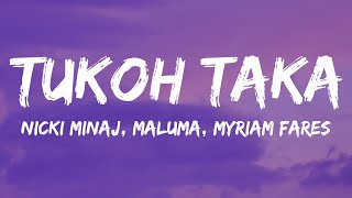 Tukoh Taka (Lyrics/Letra) - Official FIFA Anthem | Nicki Minaj, Maluma, & Myriam Fares