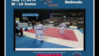 2010 USANKF Karate Nationals Brandis Miyazaki vs. Adam Brozer on Vimeo.mp4