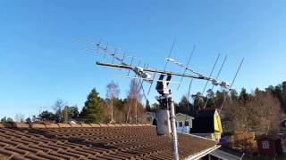 SM0TGU Tracking satellite antennas