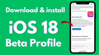 iOS 18 Beta Download / How to download & install ios 18 public beta on iphone / iOS 18 Beta (2024)