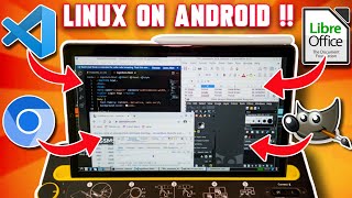 Install Linux on Android | Coding on Android Tablet with VS Code IntelliJ PyCharm 🔥