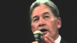 Winston Peters At Northland Candidates Meeting in Wellsford, March 12, 2015