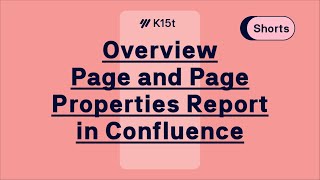 Page Properties Report Macro in Confluence - #Shorts