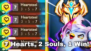 7 Hearts, 2 Souls, 1 Win! - Epic Last Round Double Kill Secures Top 1! | TFT SET 10 RANKED