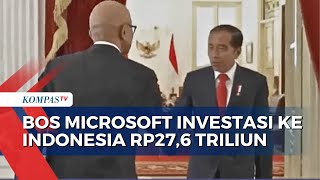 Jokowi Temui Bos Microsoft, Beri Investasi Rp 27,6 Triliun serta Sebut Akan Bangun Pusat Data dan AI