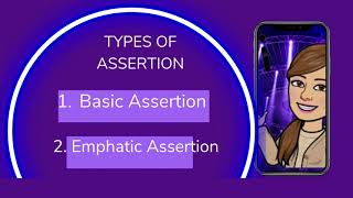 Types of Assertion  #teacherjodiaa