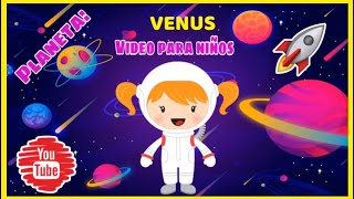 Planeta Venus para niños ✨🪐 👩‍🚀 ✨