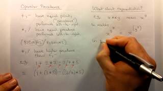 Python - Expressions - Operators of different types - Precedence II