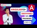 Difference between observable and promise | Angular Observables vs. Promises