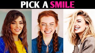 PICK A SMILE TO FIND OUT WHAT TYPE OF PERSONALITY YOU ARE! Magic Quiz - Pick One Personality Test