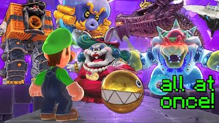 Super Luigi Odyssey - ALL BOSSES AT ONCE!?    (6 Hardest Bosses!)