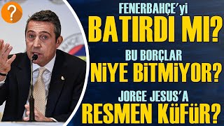 SONDAKİKA Ali Koç Fenerbahçe'yi Batırmak mı İstiyor? Jorge Jesus'a Ağır Sözler! İFLAS Bayrağı!