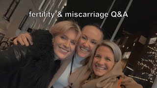 FERTILITY COACH Q&A / miscarriage, IVF & fertility