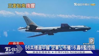 創紀錄! 「山東艦」海空聯訓 56共機逾中線｜TVBS新聞 @TVBSNEWS02