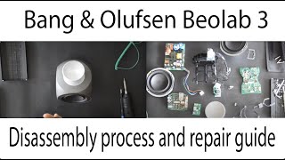 Bang & Olufsen Beolab 3 Active Loudspeakers Disassembly process and repair guide - Part 1